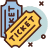 icône ticket de cinéma